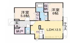 ウエストアルカディア間取り図面