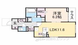 アムール鴨川間取り図面
