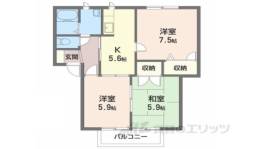 葛城ｇａｒｄｅｎｓＣ間取り図面