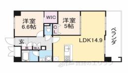 ＢＲＡＶＥ　ＣＯＵＲＴ　香里園間取り図面