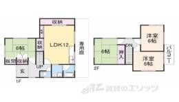 貸家間取り図面