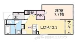 クレメント近江八幡Ｄ間取り図面