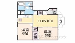 サンモールＢ間取り図面