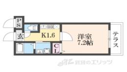 ヴィラージュ西京極間取り図面