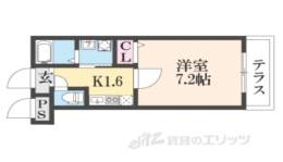ヴィラージュ西京極間取り図面
