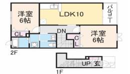 メゾンズタカマツＢ間取り図面