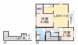 シャンテクール１・２間取り図面