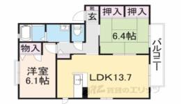 モン・ヴェールＣ間取り図面