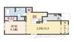 エレガンス　ハネカ間取り図面