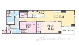 グランドメゾン京都御池通間取り図面