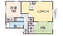 カンパーニュ黒岡A棟間取り図面