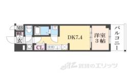 プレサンス京都室町通紫水間取り図面