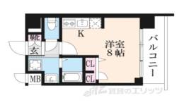 プレサンス京都室町通紫水間取り図面