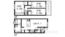 貸家間取り図面