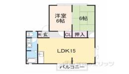 エスポワール山之上東街Ｂ間取り図面