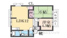ルミエール　Ｄ間取り図面
