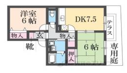 メゾン・ラフィーネ　Ｂ棟間取り図面