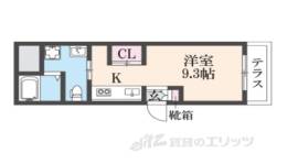 CHOU CHOU MAKINOHONMACHI間取り図面