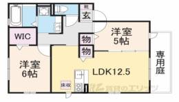 コート宮ノ下２間取り図面