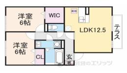クレール　ソシア間取り図面