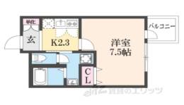 ウェルスクエア京都西陣ＷＥＳＴ間取り図面