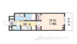 セレーノ東生駒Ｃ間取り図面