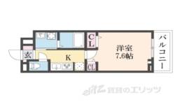 セレーノ東生駒Ｃ間取り図面
