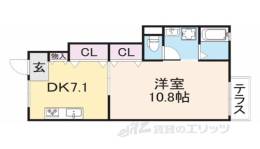 セラフィーメゾン東香里園間取り図面
