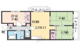 フローラル生駒間取り図面