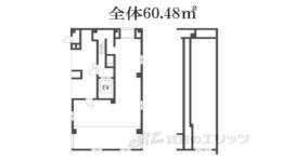 大雅六角ビル1階店舗間取り図面