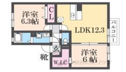 ディーグラフォート上牧間取り図面