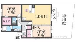 ディーグラフォート上牧間取り図面