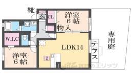 ディーグラフォート上牧間取り図面
