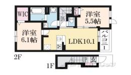 メゾンドカルム１間取り図面
