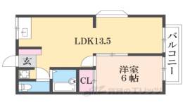 エステートピアタツノ１間取り図面