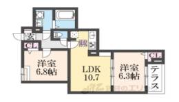 メゾン　アンソレイエ間取り図面