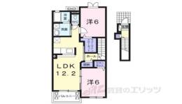 プラシード勝根Ｂ間取り図面