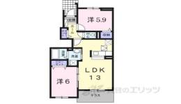 プラシード勝根Ｂ間取り図面
