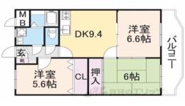 フルーエント１間取り図面