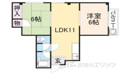 エクセラート当麻間取り図面