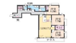 リシェス御所南間取り図面