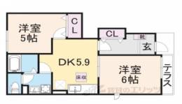 ウエストヒルズ間取り図面