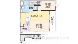 モン　ソレイユ１間取り図面