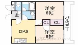 スカイハイツ間取り図面