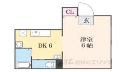 ワールド東寺間取り図面