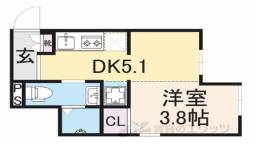 グレース京都二条間取り図面