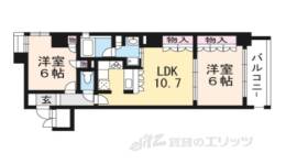 リーガル京都四条烏丸間取り図面