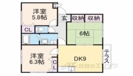 ディアコートモリオカ１間取り図面