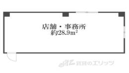 西院西寿町32-1店舗間取り図面