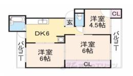 ヴィラナリー御所２間取り図面